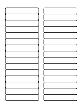 Removable Adhesive Labels 2 x 4 (500 Label/Roll) @ TapePlanet